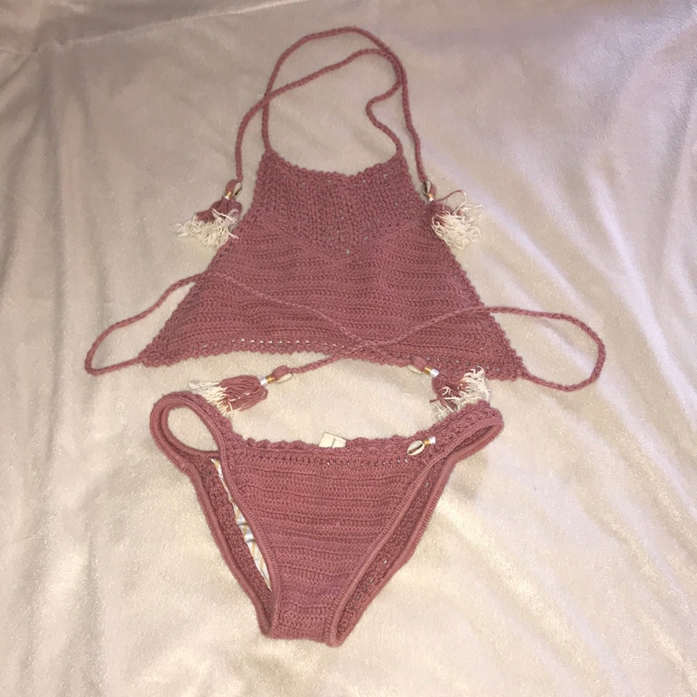 SHE MADE ME Crochet bikini